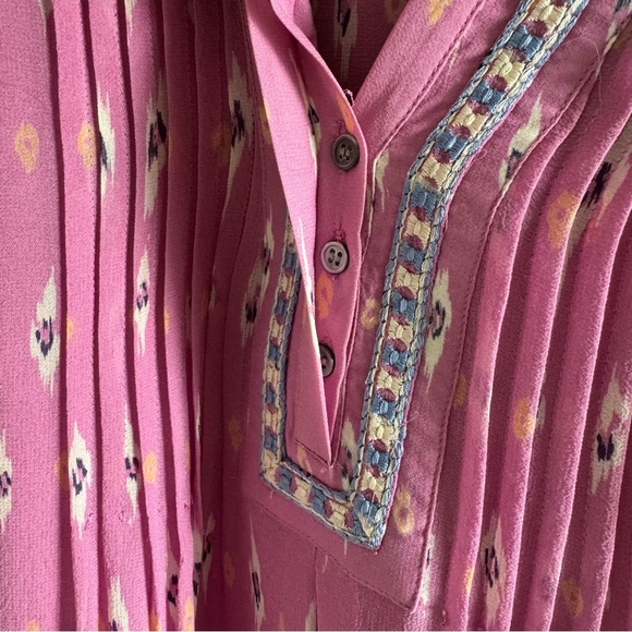 Joie Silk Suerte dress in pink. Size: X-Small - Picture 9 of 16